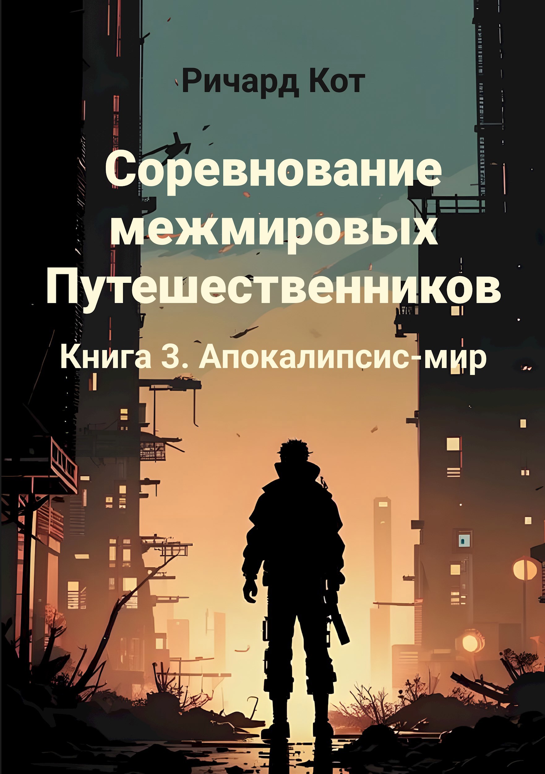 Обложка книги Соревнование межмировых Путешественников — 3. Апокалипсис-мир