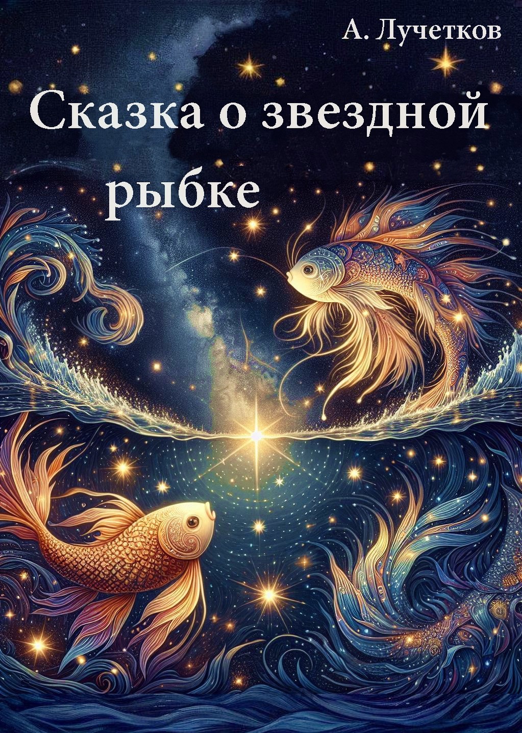 Обложка книги Сказка о звездной рыбке