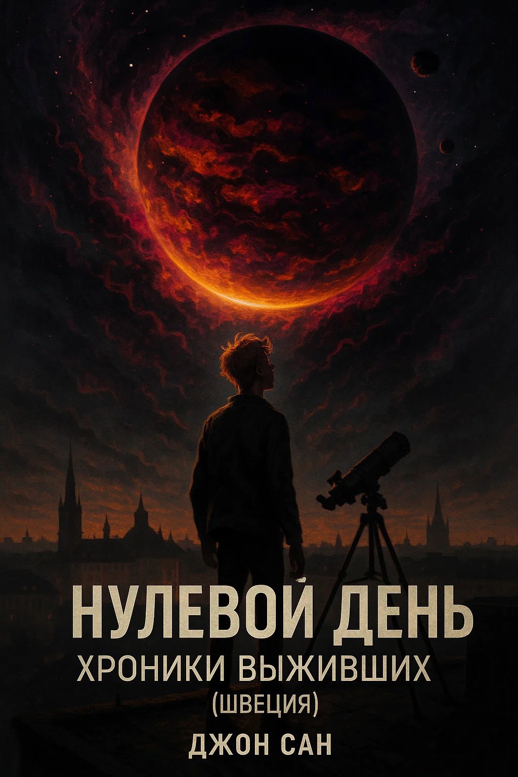 Обложка книги "Нулевой День: Хроники Выживших (Швеция)"