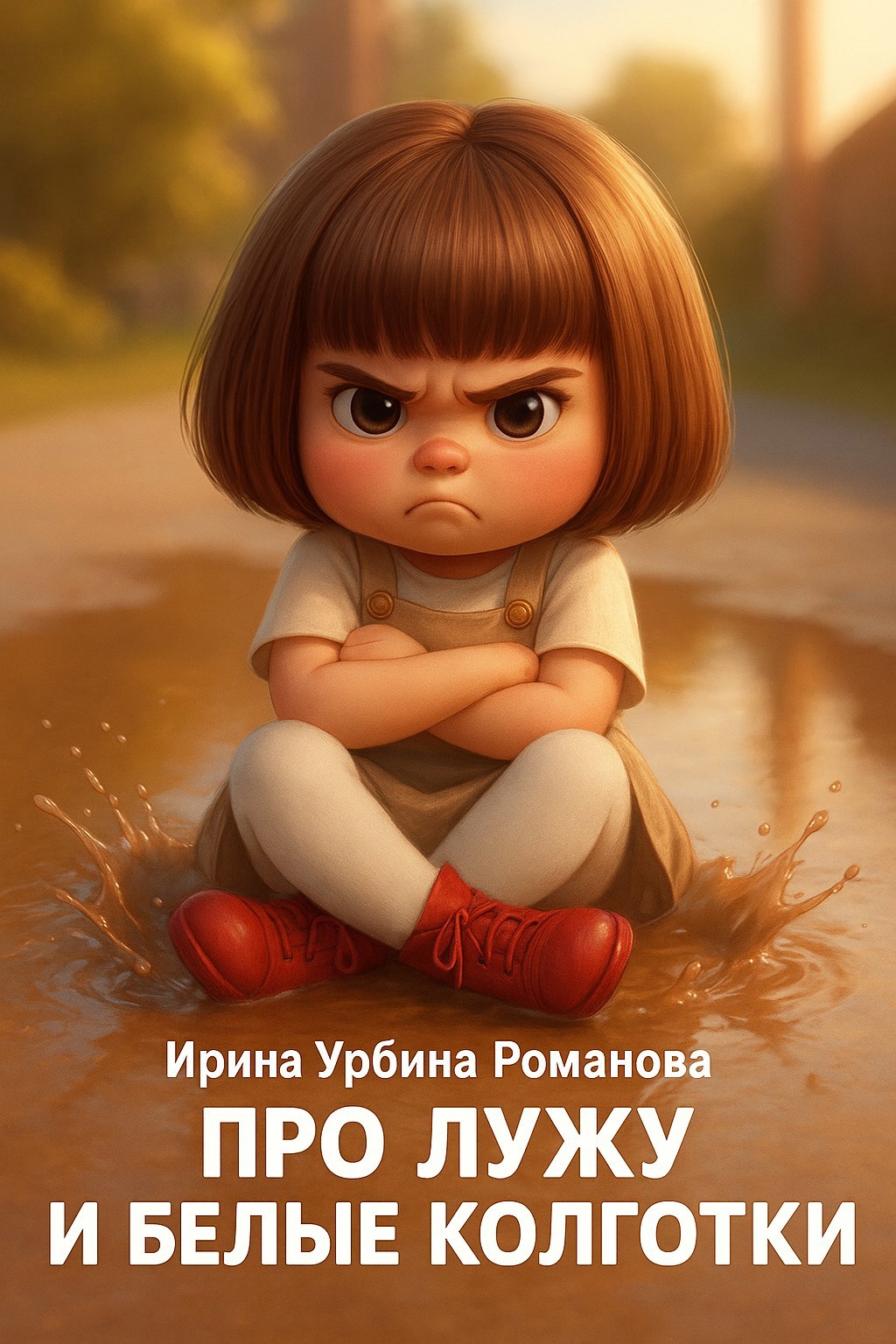 Обложка книги Про лужу и белые колготки