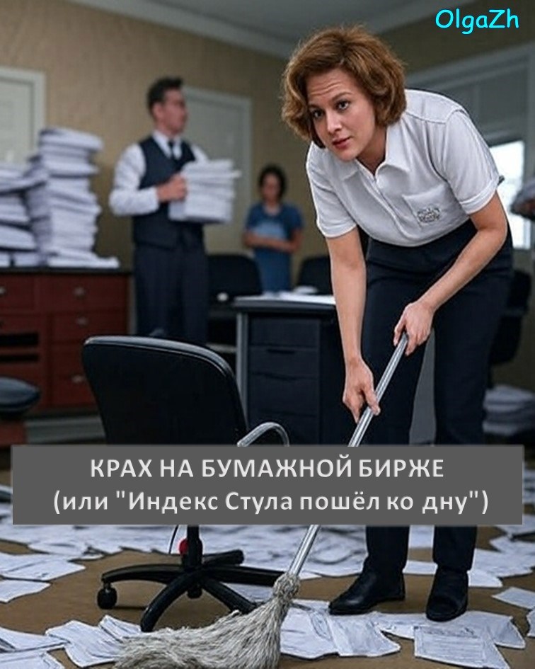 Обложка книги Крах на бумажной бирже (или "Индекс Стула пошёл ко дну")
