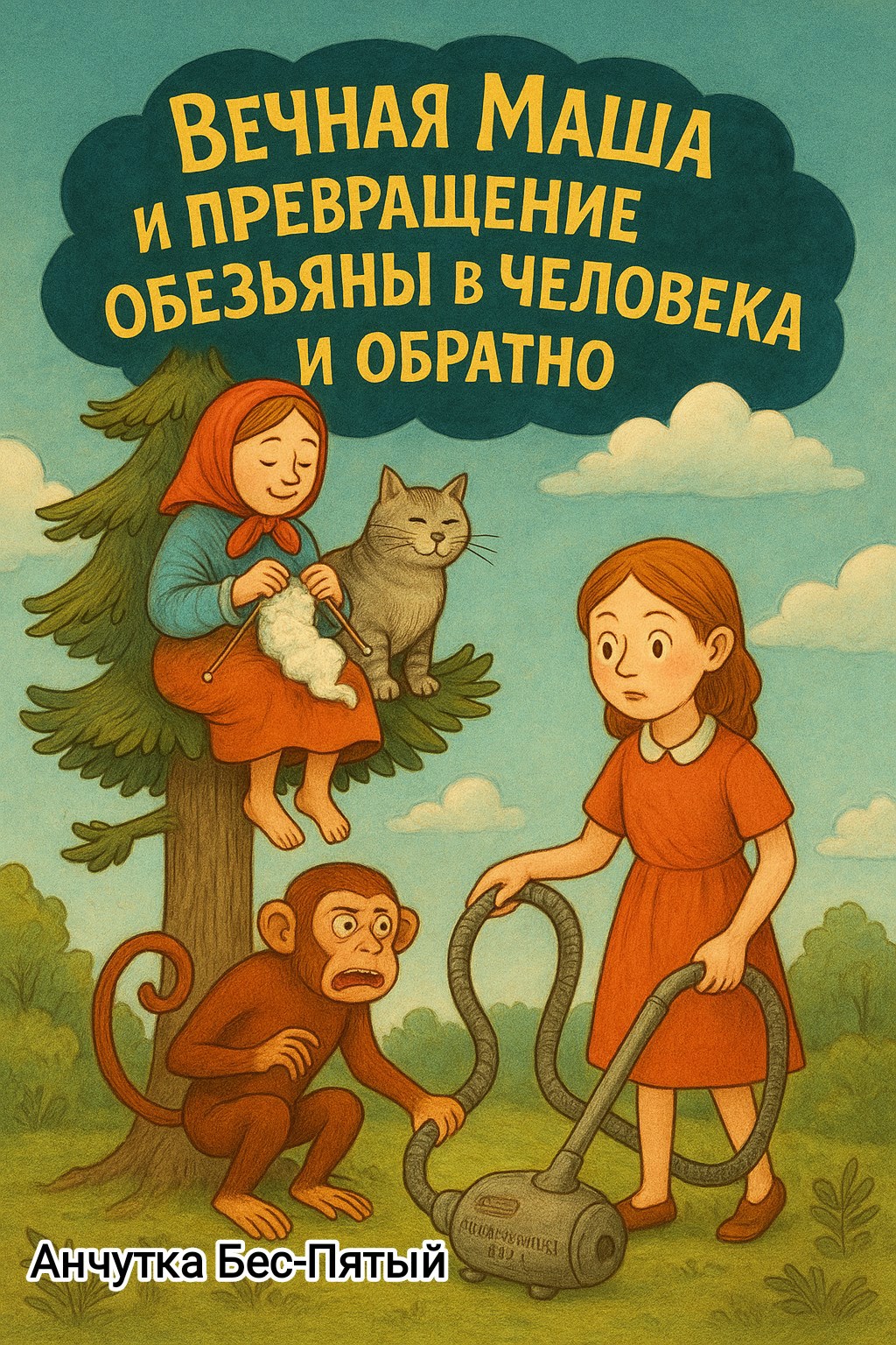 Обложка книги Вечная Маша и превращение обезьяны в человека и обратно