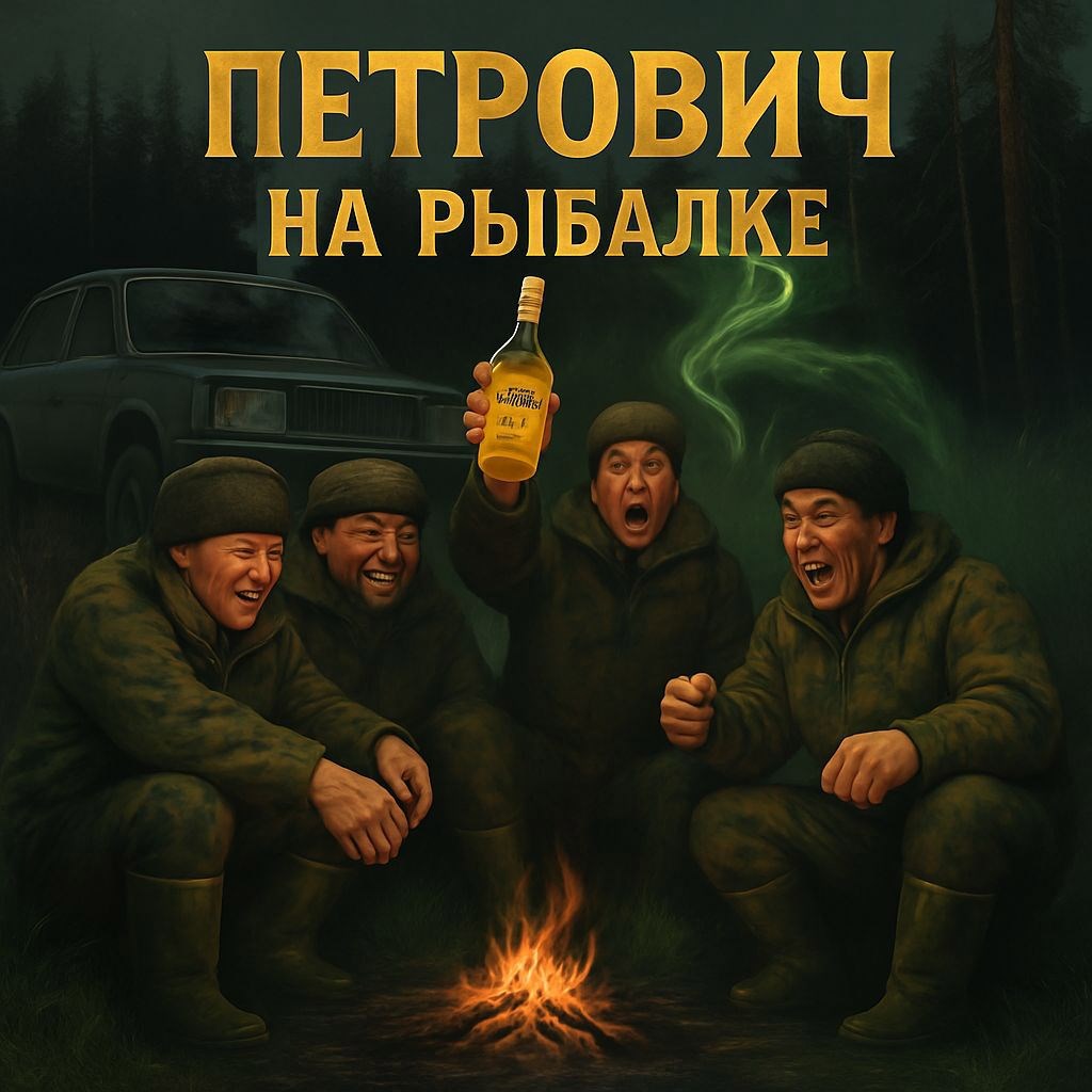 Обложка книги Петрович на рыбалке