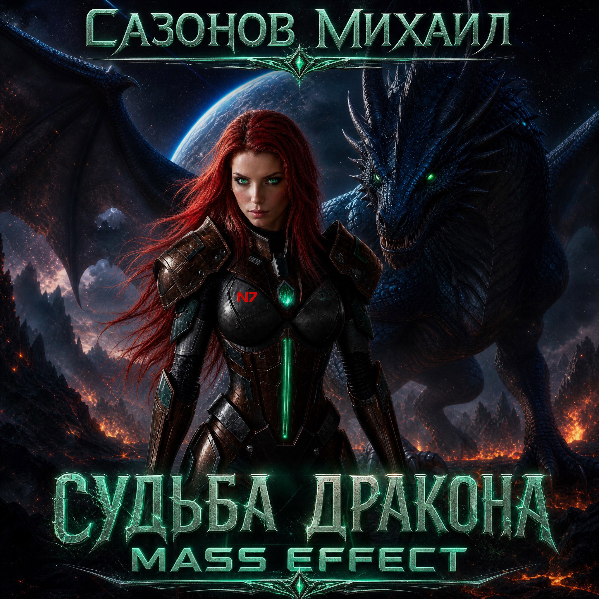 Обложка книги Судьба Дракона. Mass Effect