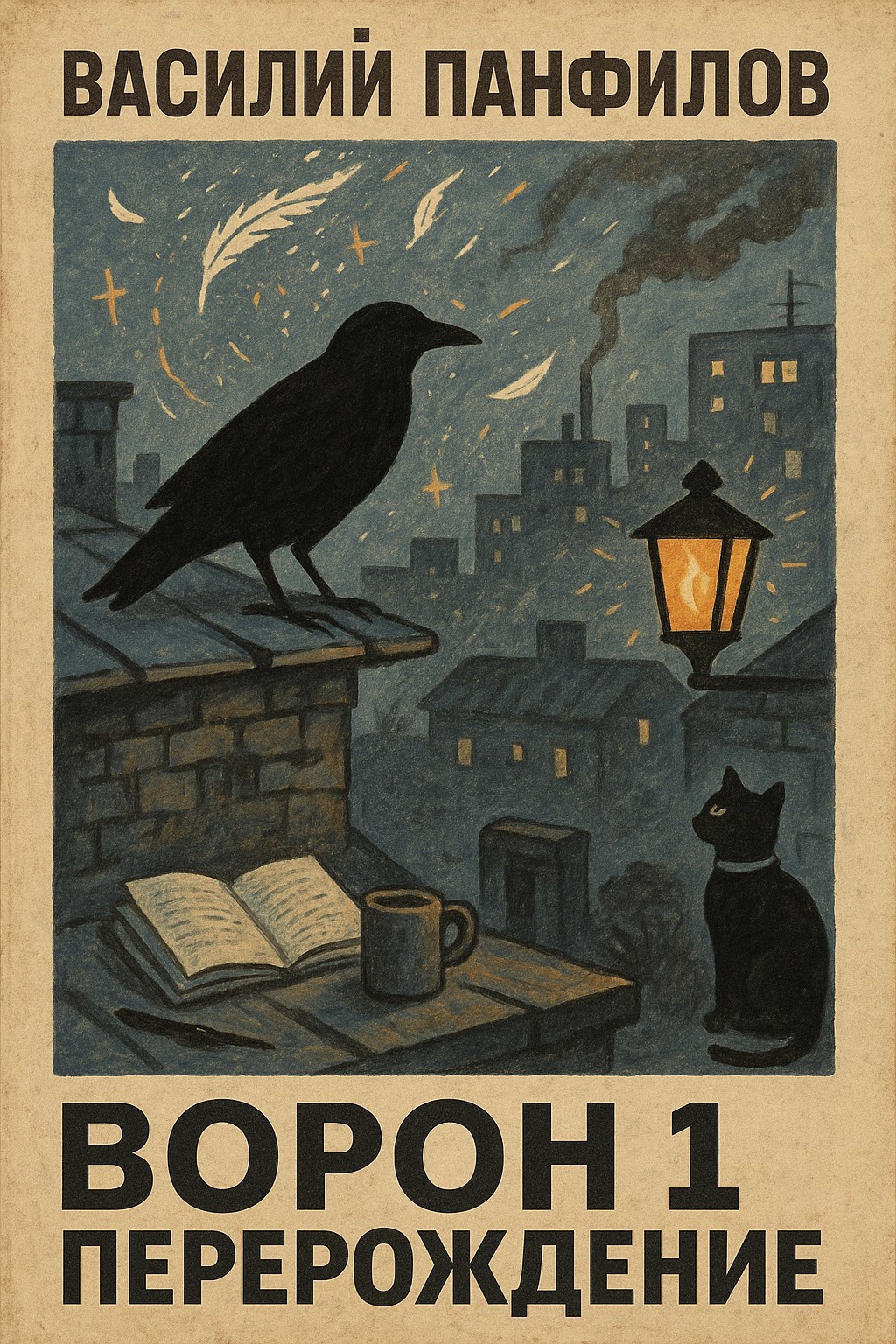 Обложка книги Ворон 1. Перерождение. Дневник оборотня