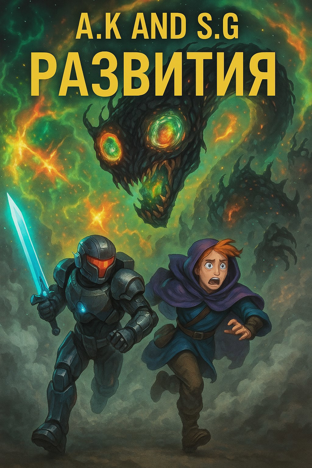 Обложка книги A.K AND S.G "развития"