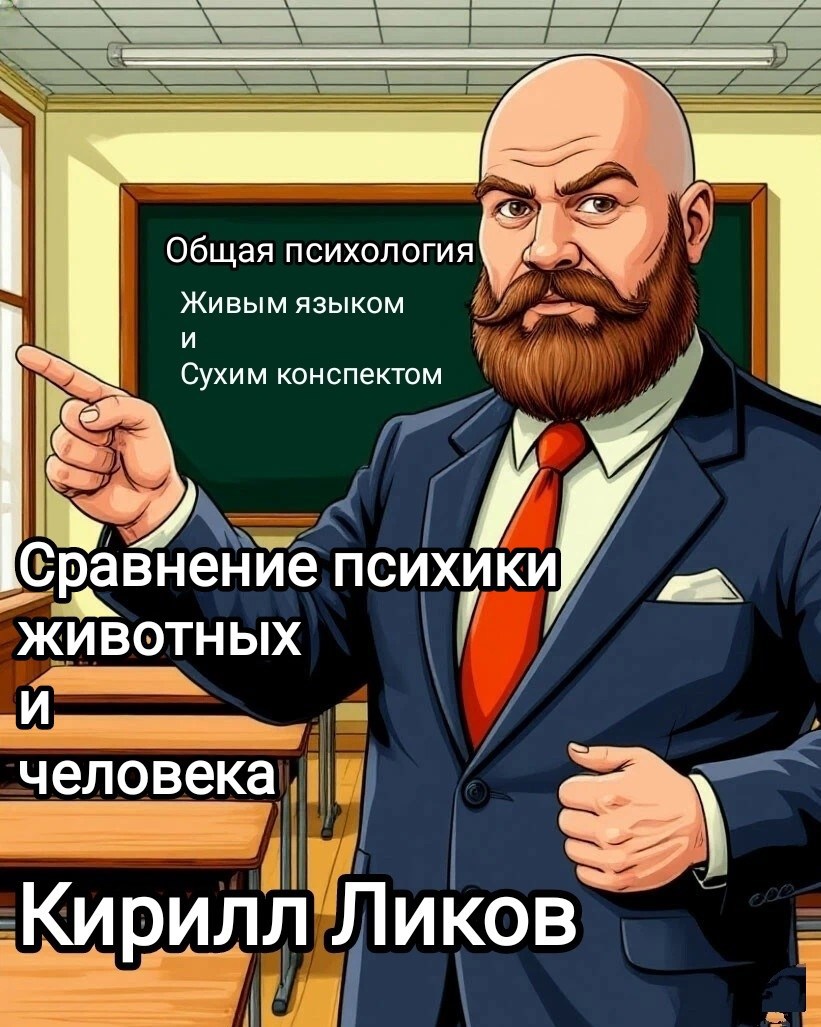 Обложка книги Сравнение психи животных и человека
