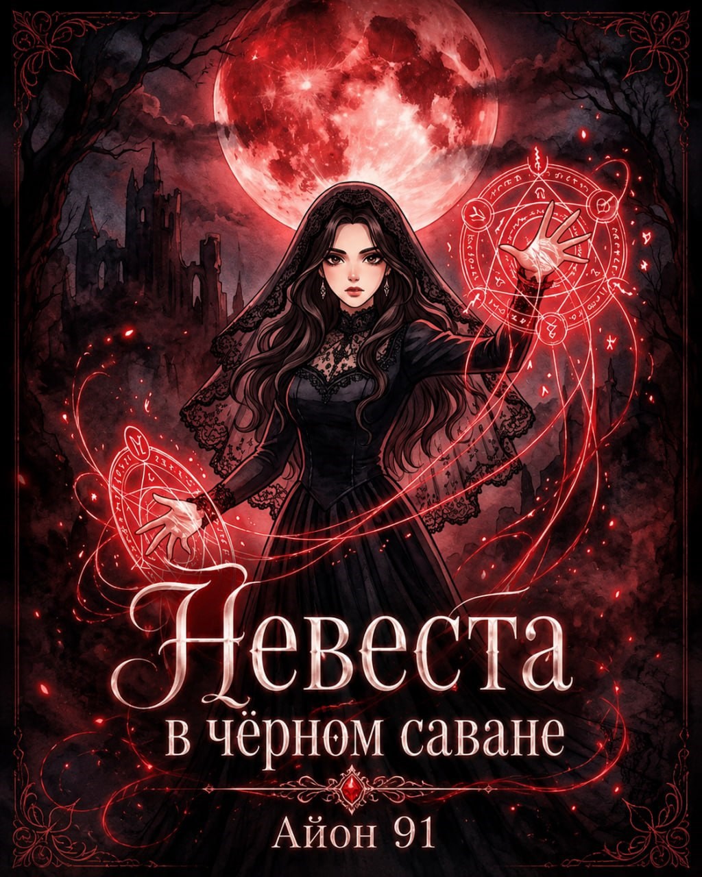 Обложка книги Невеста в чёрном саване
