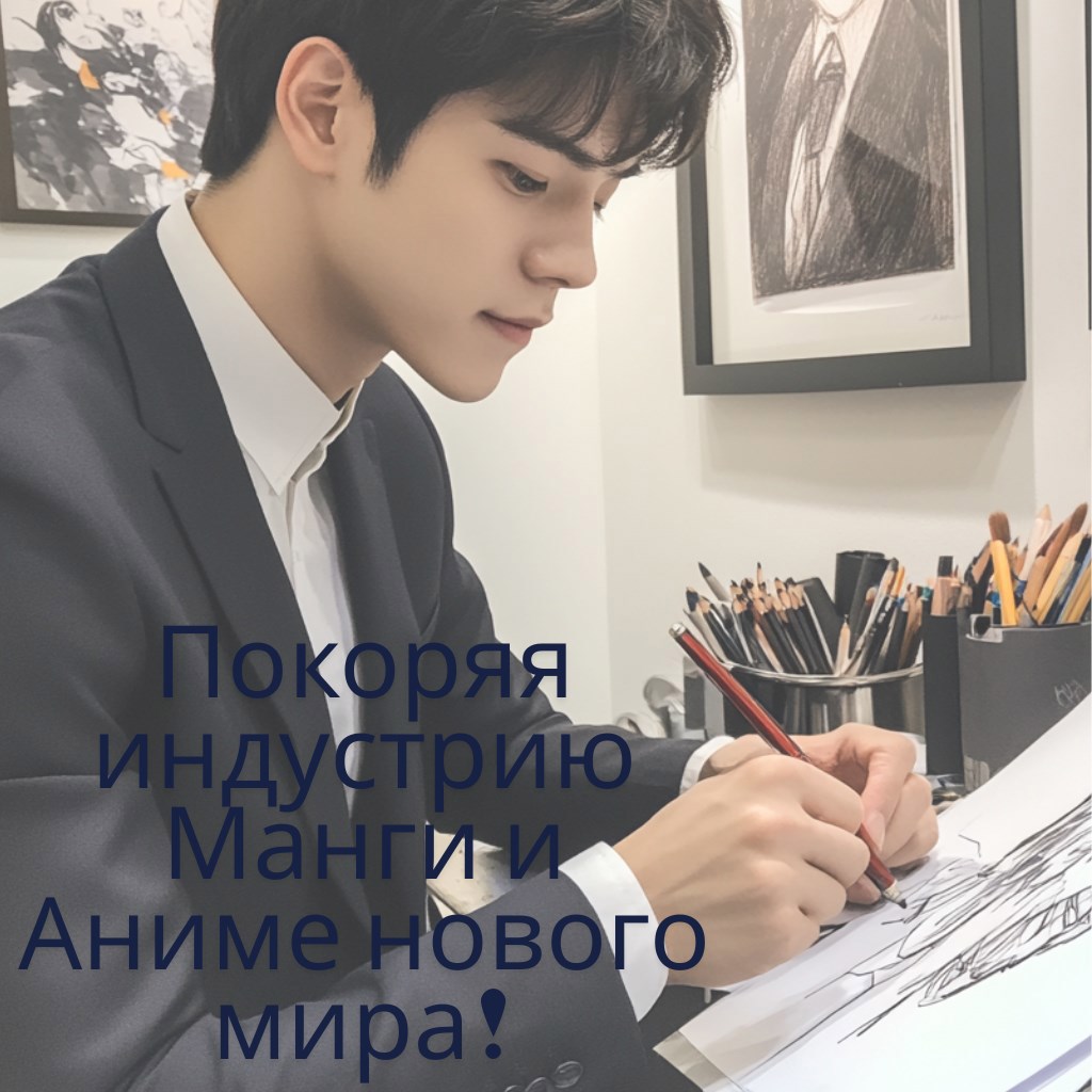 Обложка книги Покоряя индустрию Манги и Аниме нового мира!