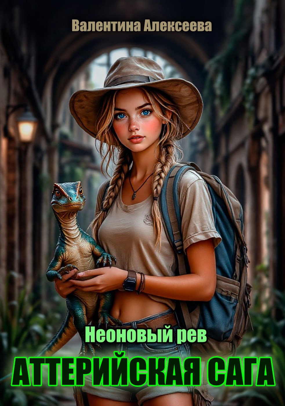 Обложка книги Неоновый рёв. Аттерийская сага