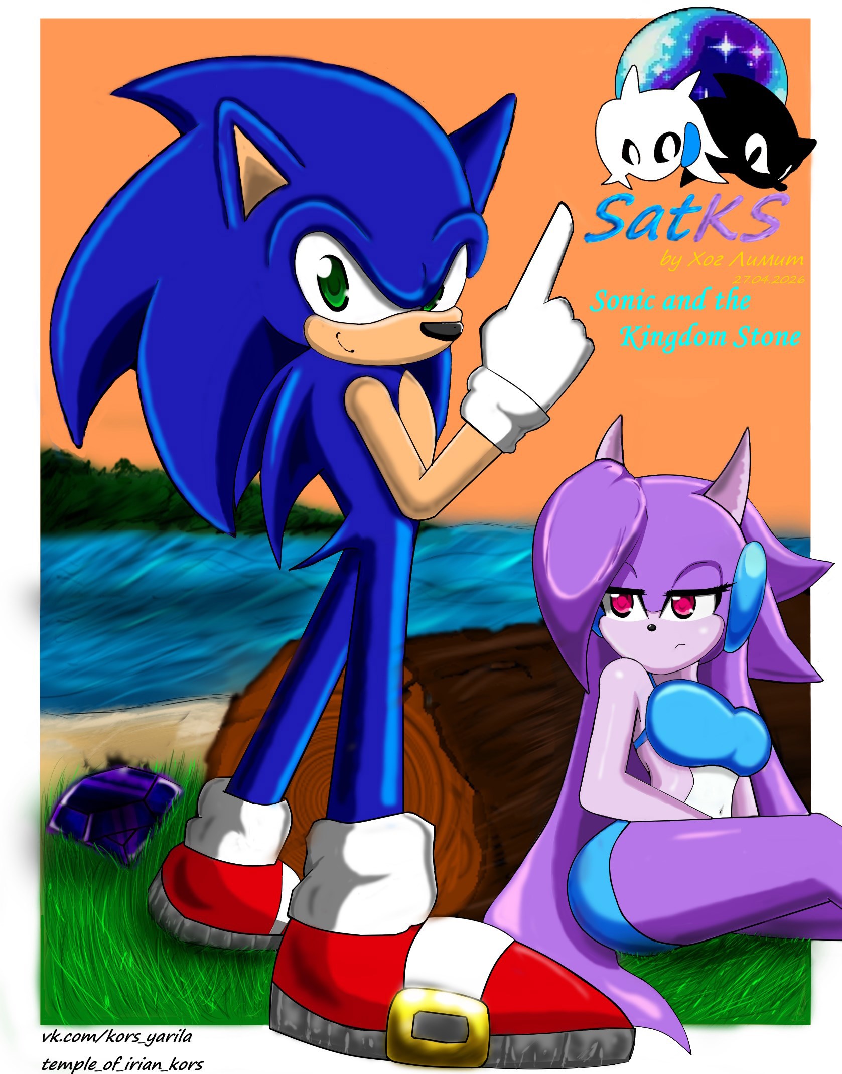 Обложка книги Sonic and the Kingdom Stone