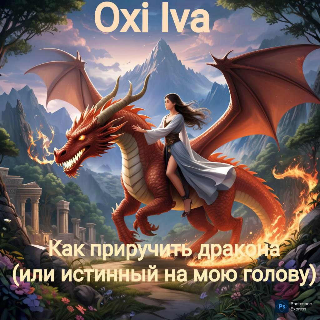 Обложка книги Как приручить дракона (или истинный на мою голову)