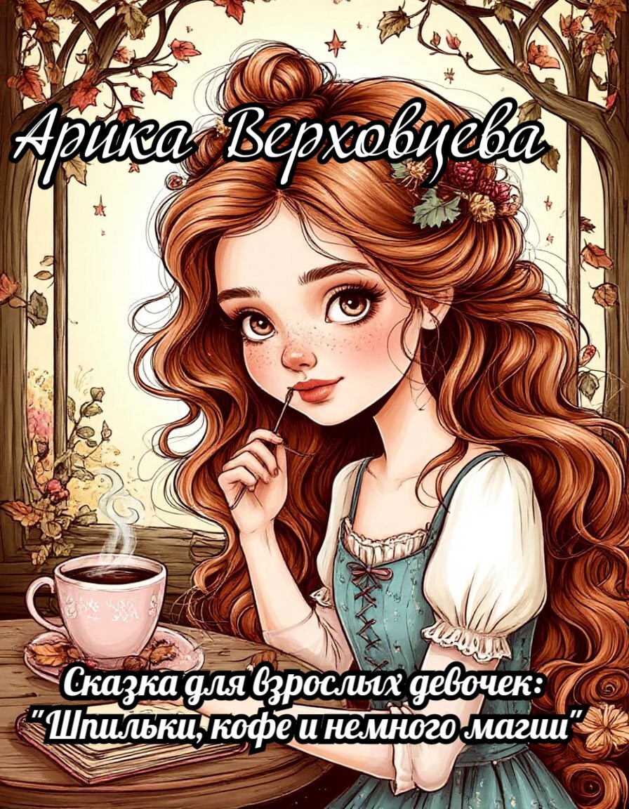 Обложка книги Сказка для взрослых девочек: "Шпильки, кофе и немного магии"