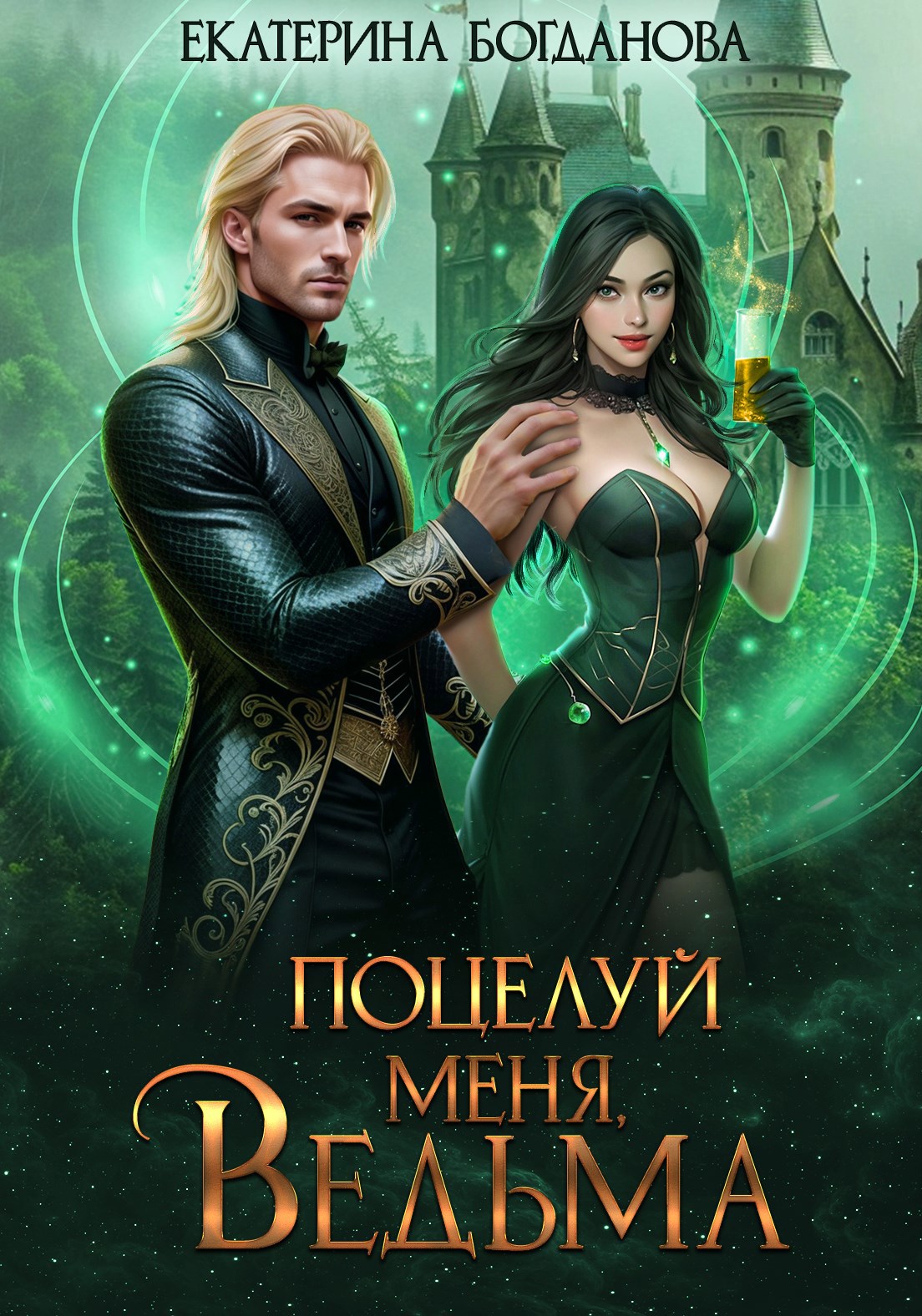 Обложка книги Поцелуй меня, ведьма