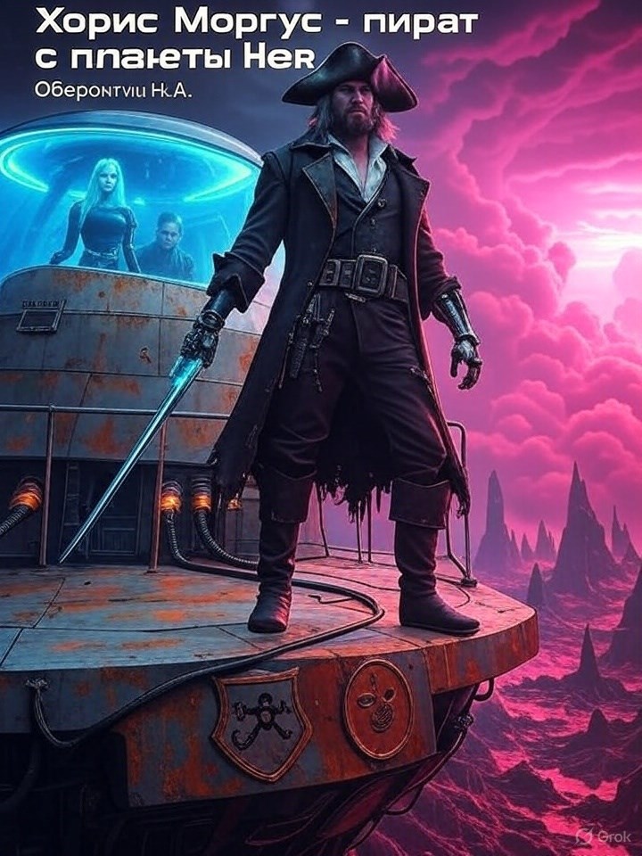 Обложка книги Хорис Моргус. Пират с планеты Нея.