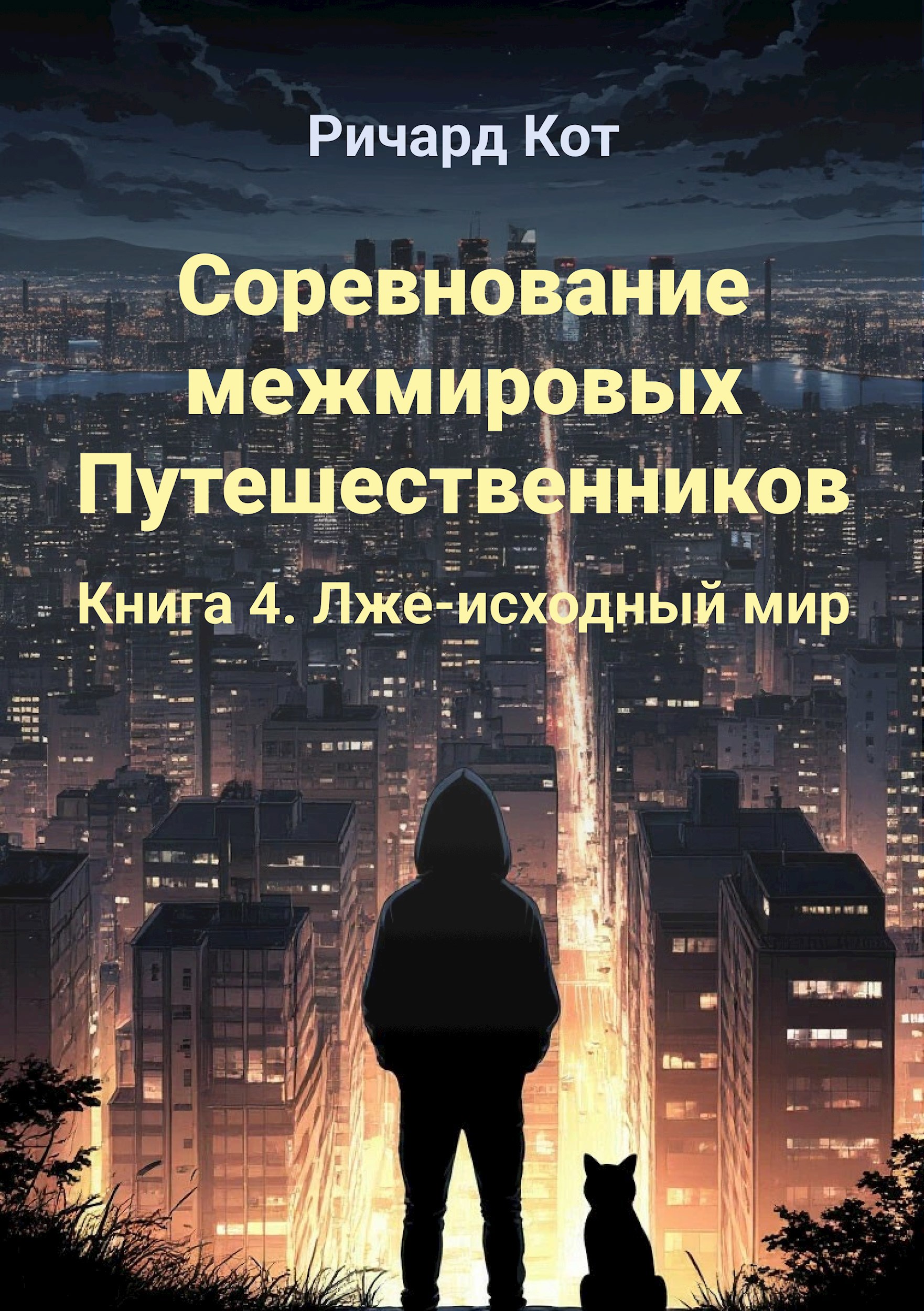 Обложка книги Соревнование межмировых Путешественников – 4. Лже-исходный мир