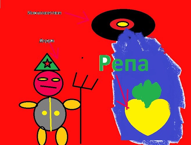 Обложка книги Репка, написанная в ответ на современные тенденции