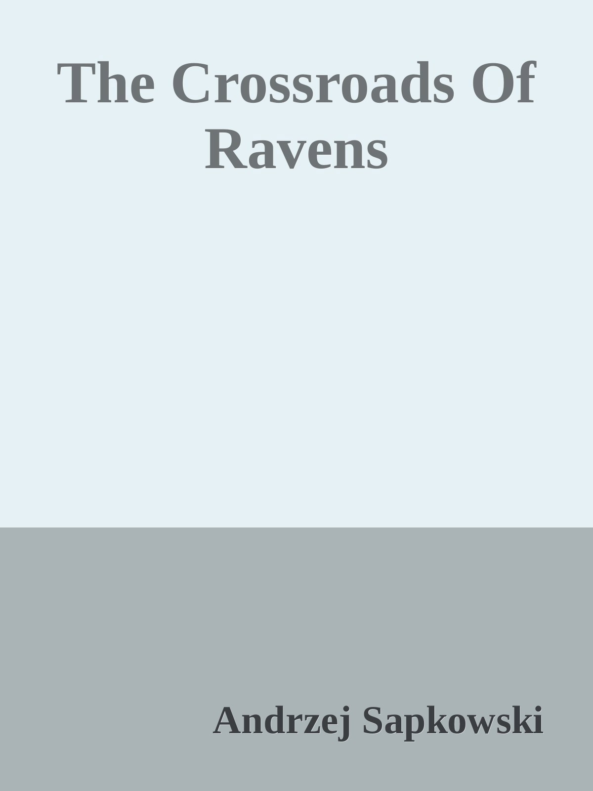 Обложка книги The Crossroads Of Ravens