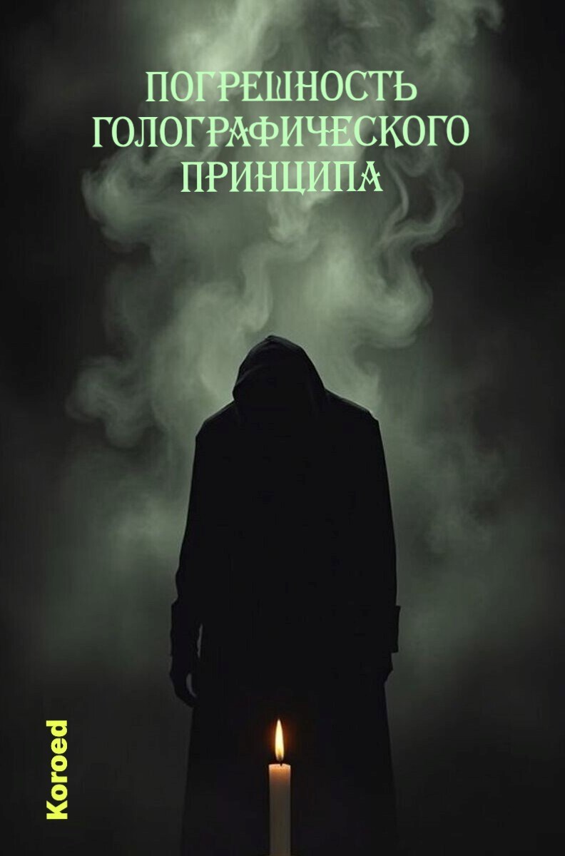 Обложка книги Погрешность голографического принципа