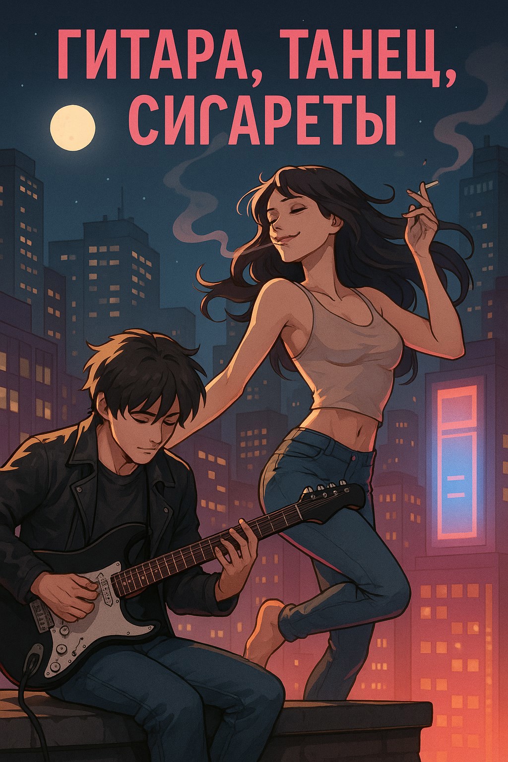 Обложка книги “Гитара, Танец, Сигареты”