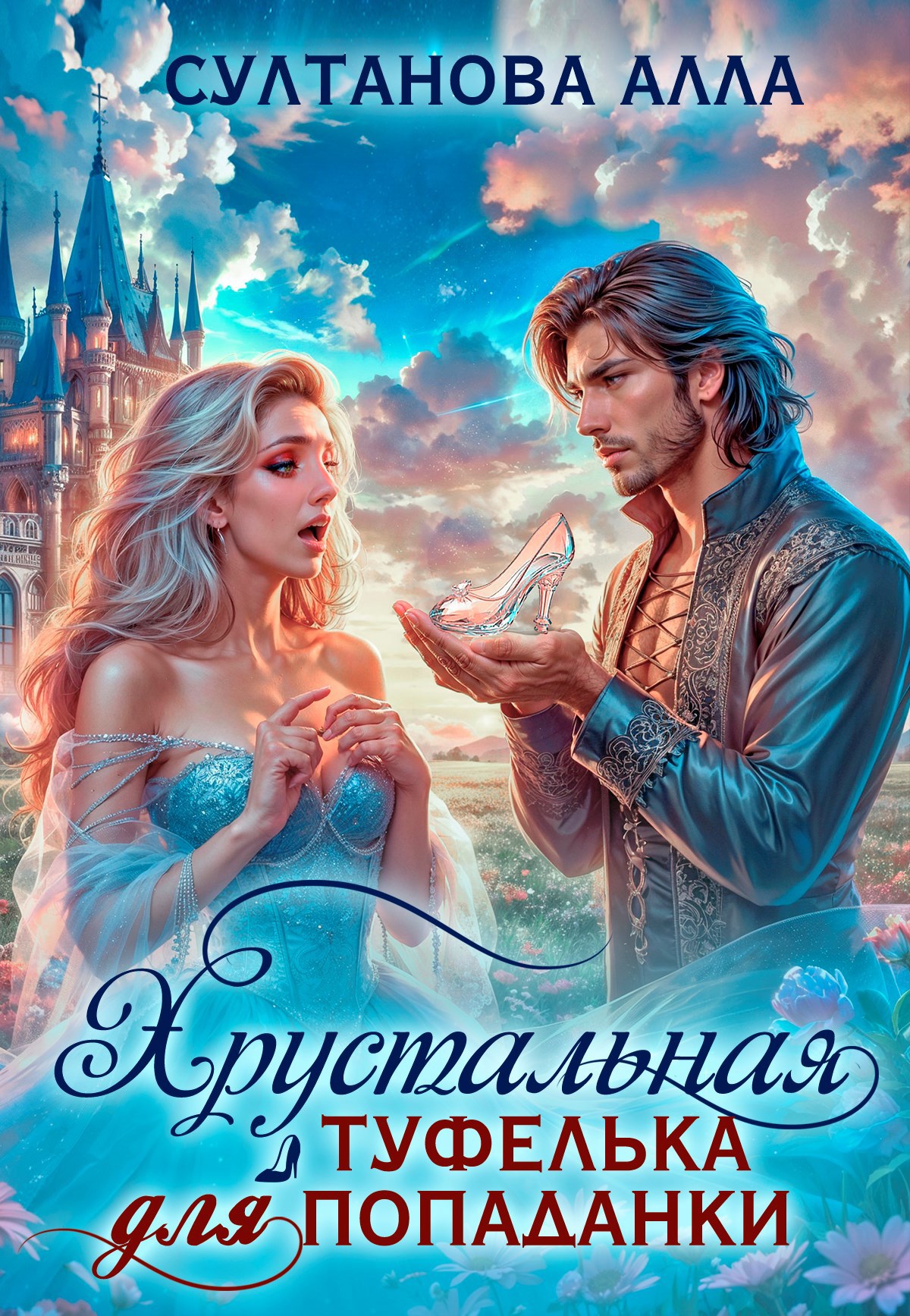 Обложка книги Хрустальная туфелька для попаданки