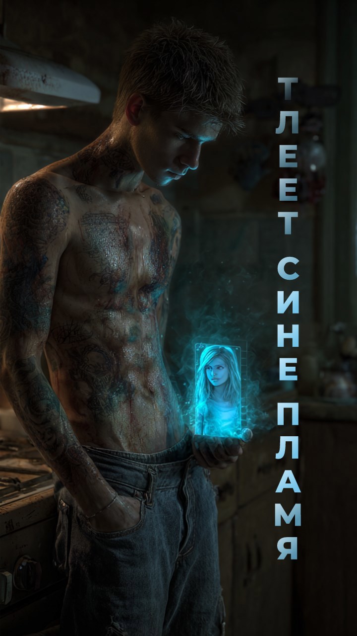 Обложка книги Тлеет Сине Пламя
