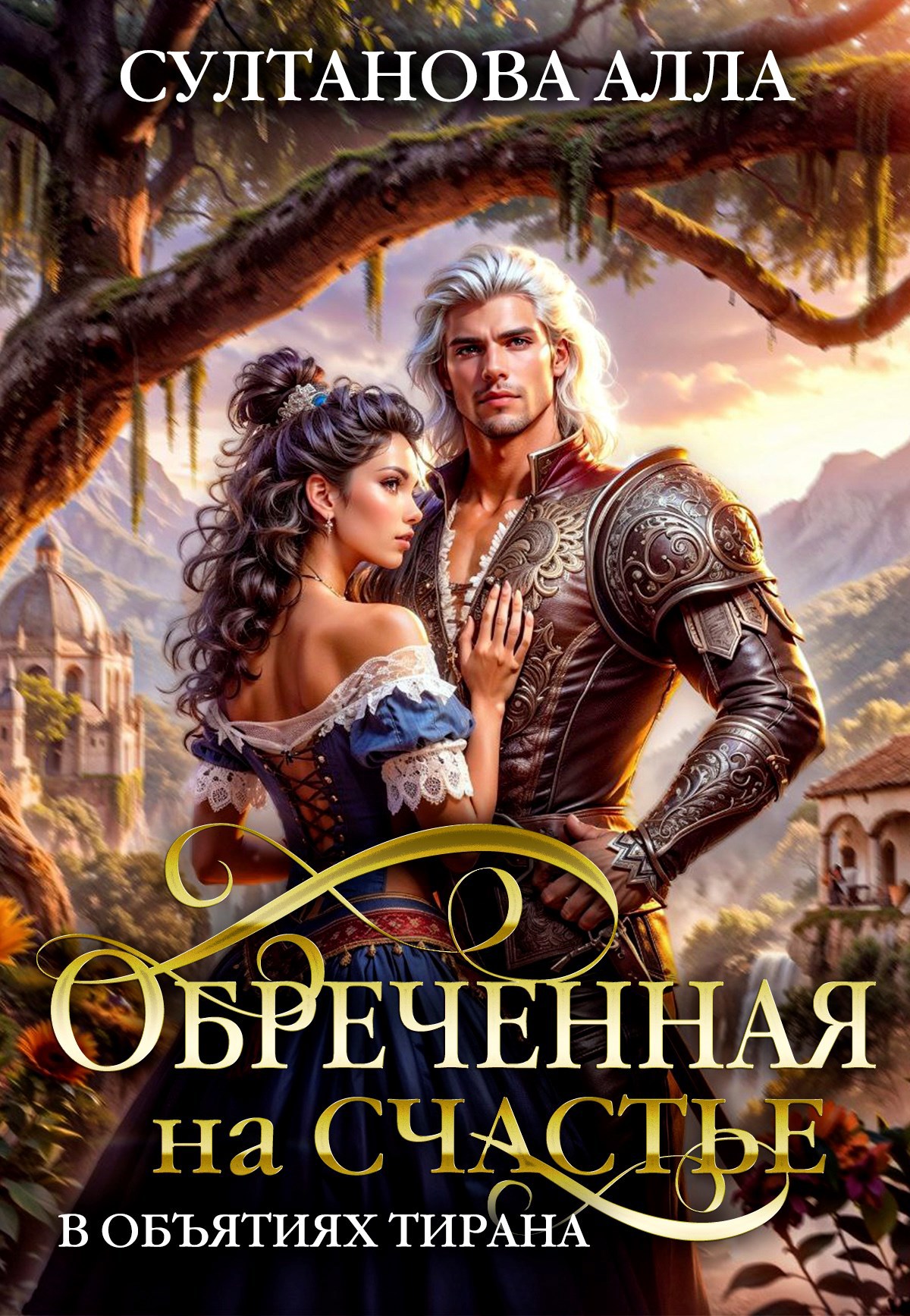 Обложка книги Обречённая на счастье в объятиях тирана