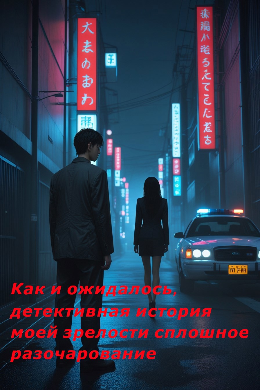 Обложка книги Как и ожидалось, детективная история моей зрелости сплошное разочарование