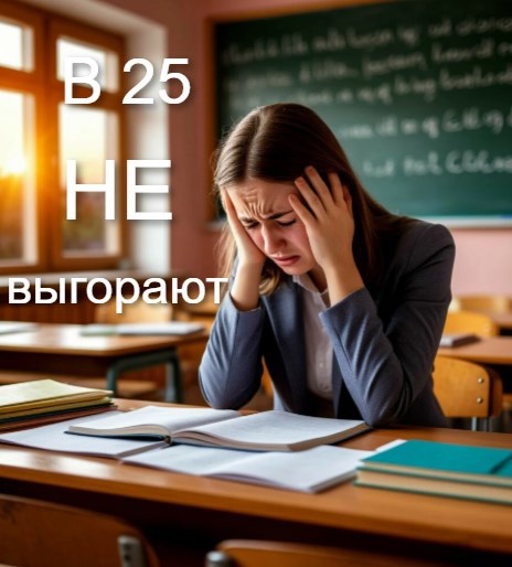 Обложка книги В 25 не выгорают