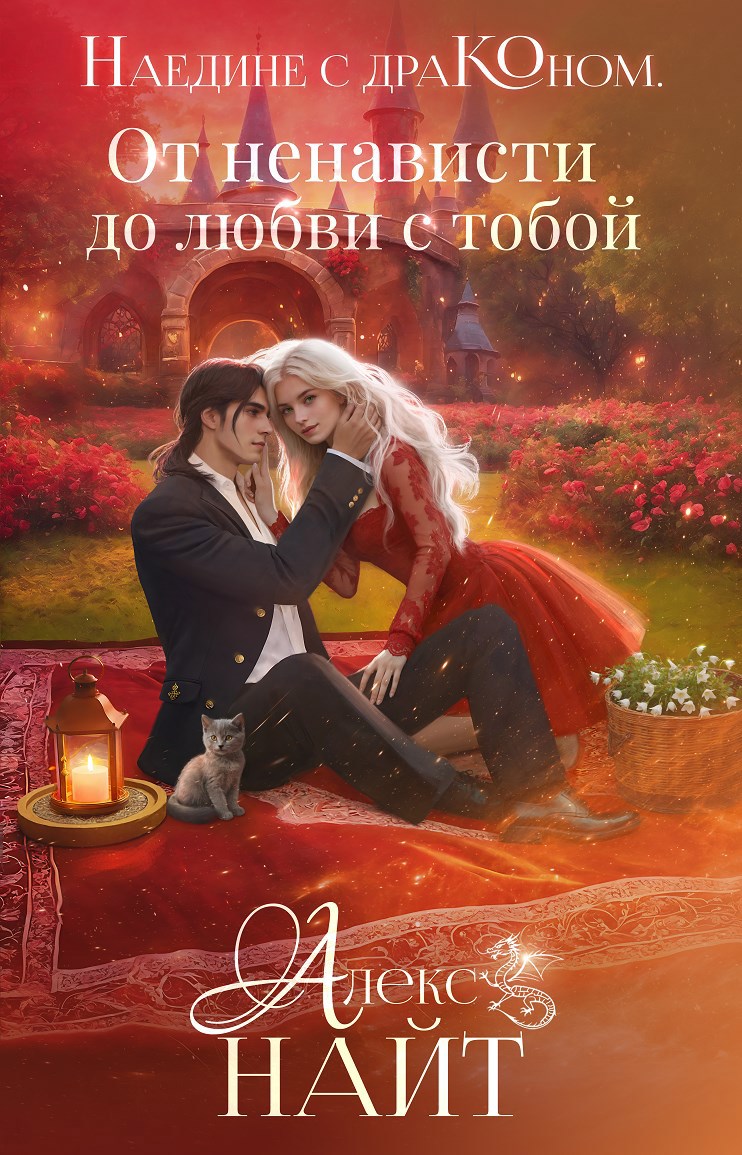 Обложка книги Наедине с драконом. От ненависти до любви с тобой