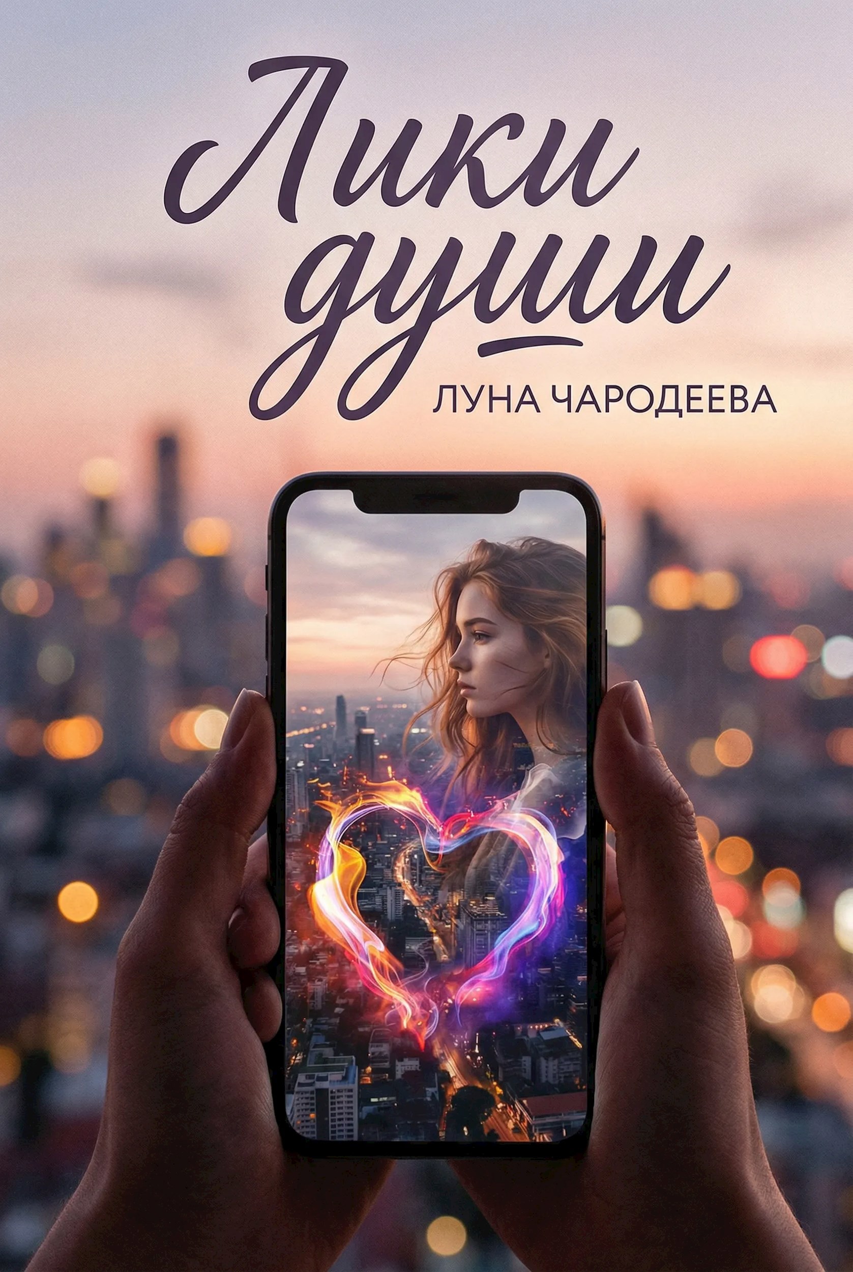 Обложка книги сборник стихов "Лики души"