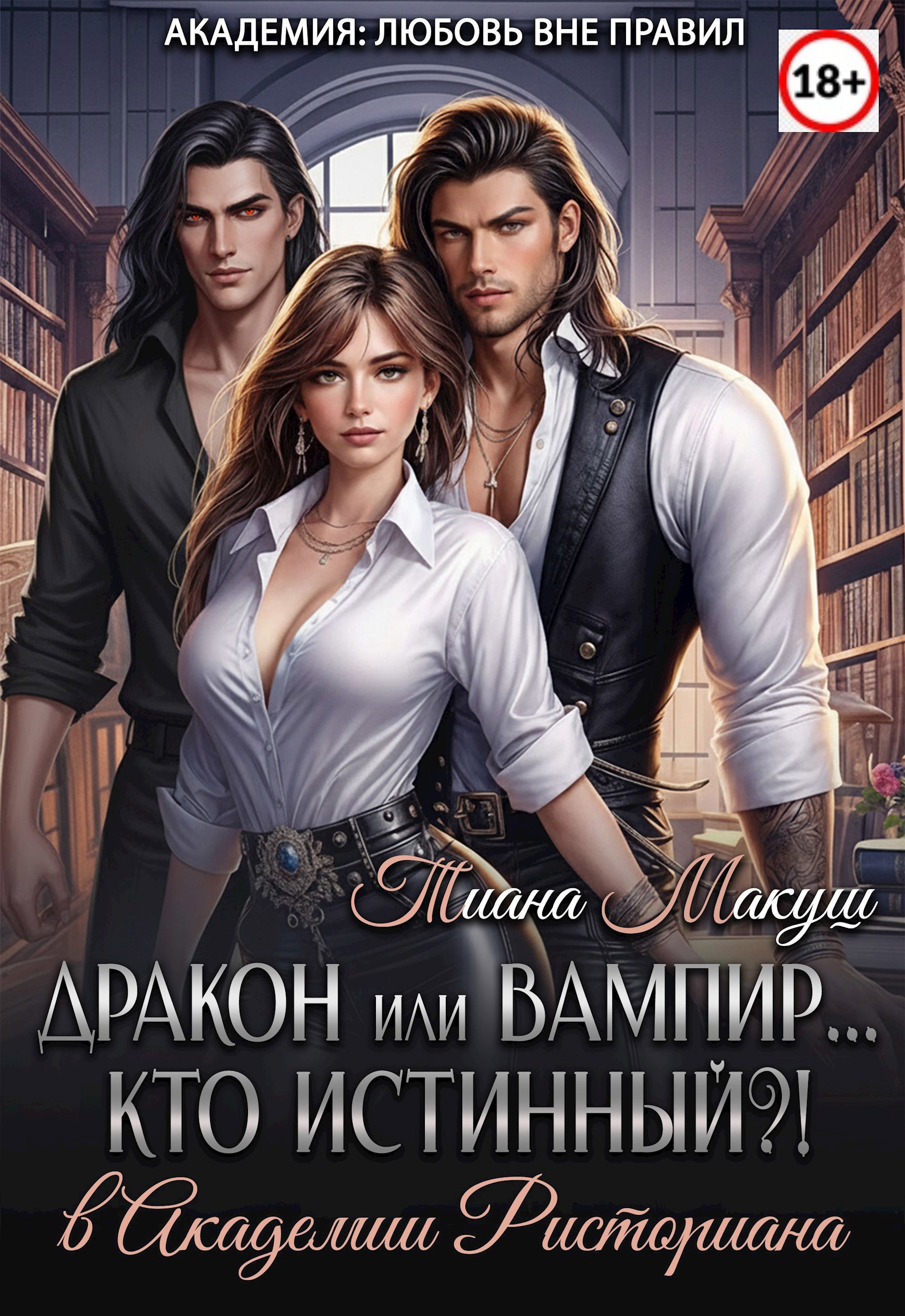 Обложка книги Дракон или Вампир... Кто истинный?!