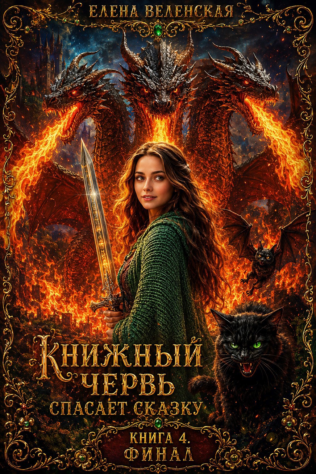 Обложка книги Книжный червь спасает сказку. Книга 4. Финал