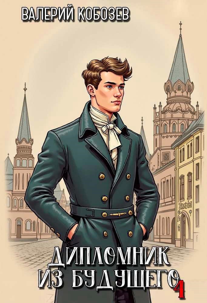 Обложка книги Дипломник из будущего 4