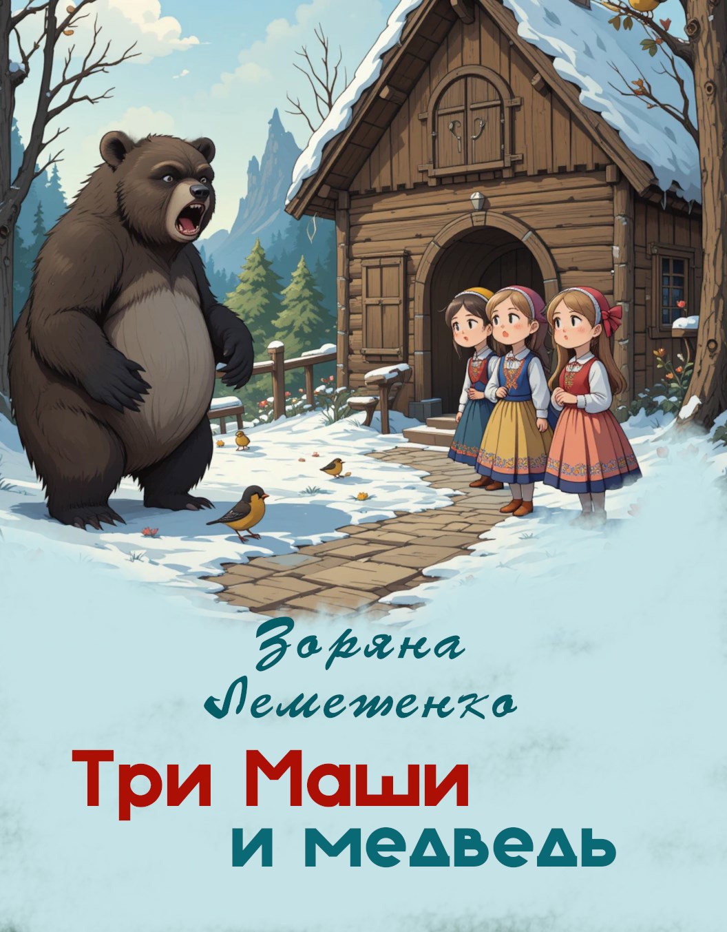 Обложка книги Три Маши и медведь