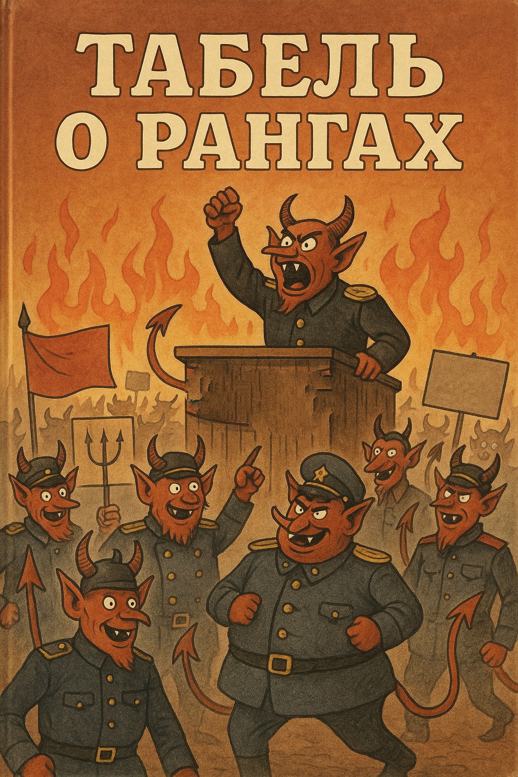 Обложка книги Табель о рангах для чертей Адского ведомства