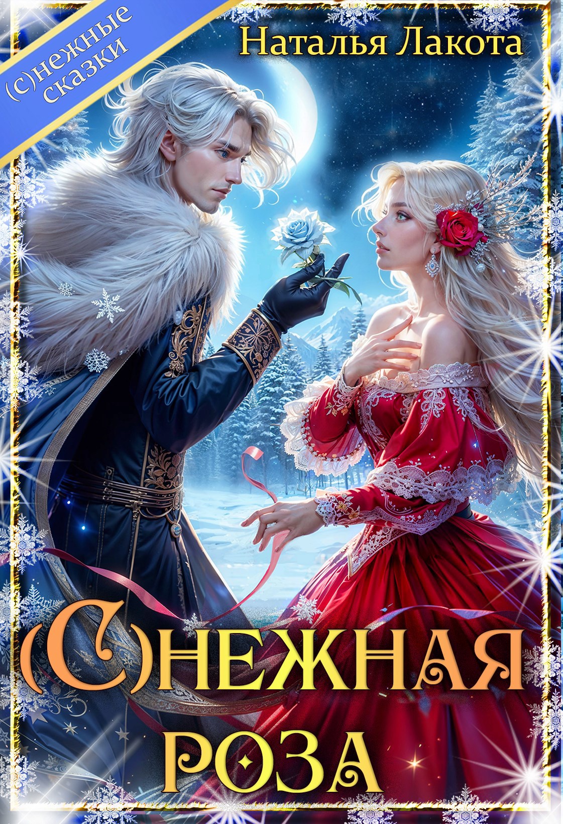 Обложка книги (с)нежная роза