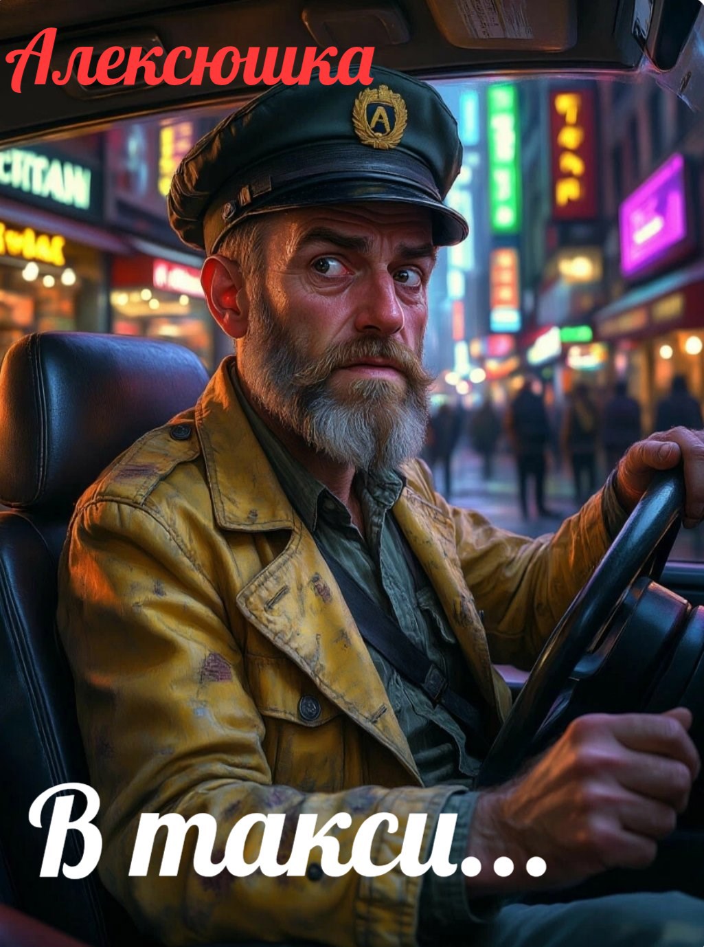 Обложка книги В такси...