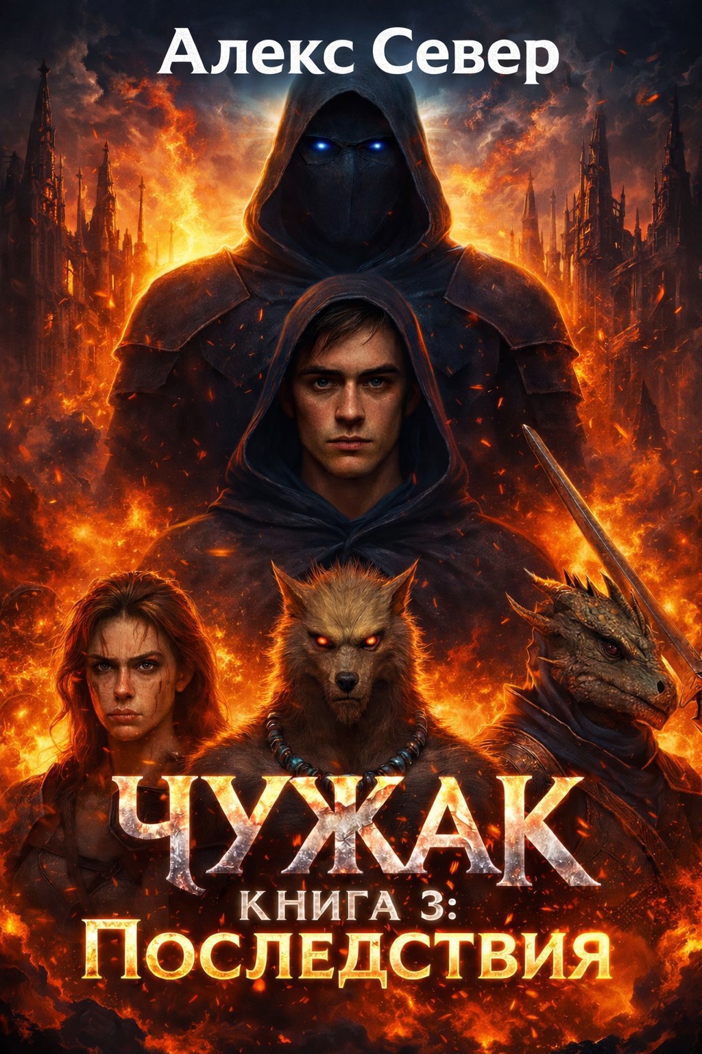 Обложка книги Чужак. Книга 3: Последствия