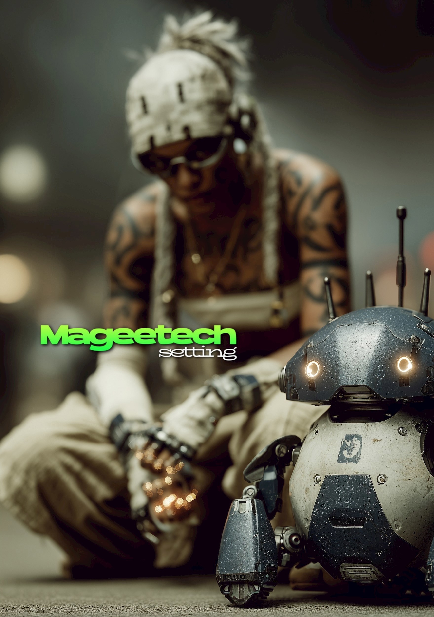Обложка книги MageeTech. Графический сеттинг.