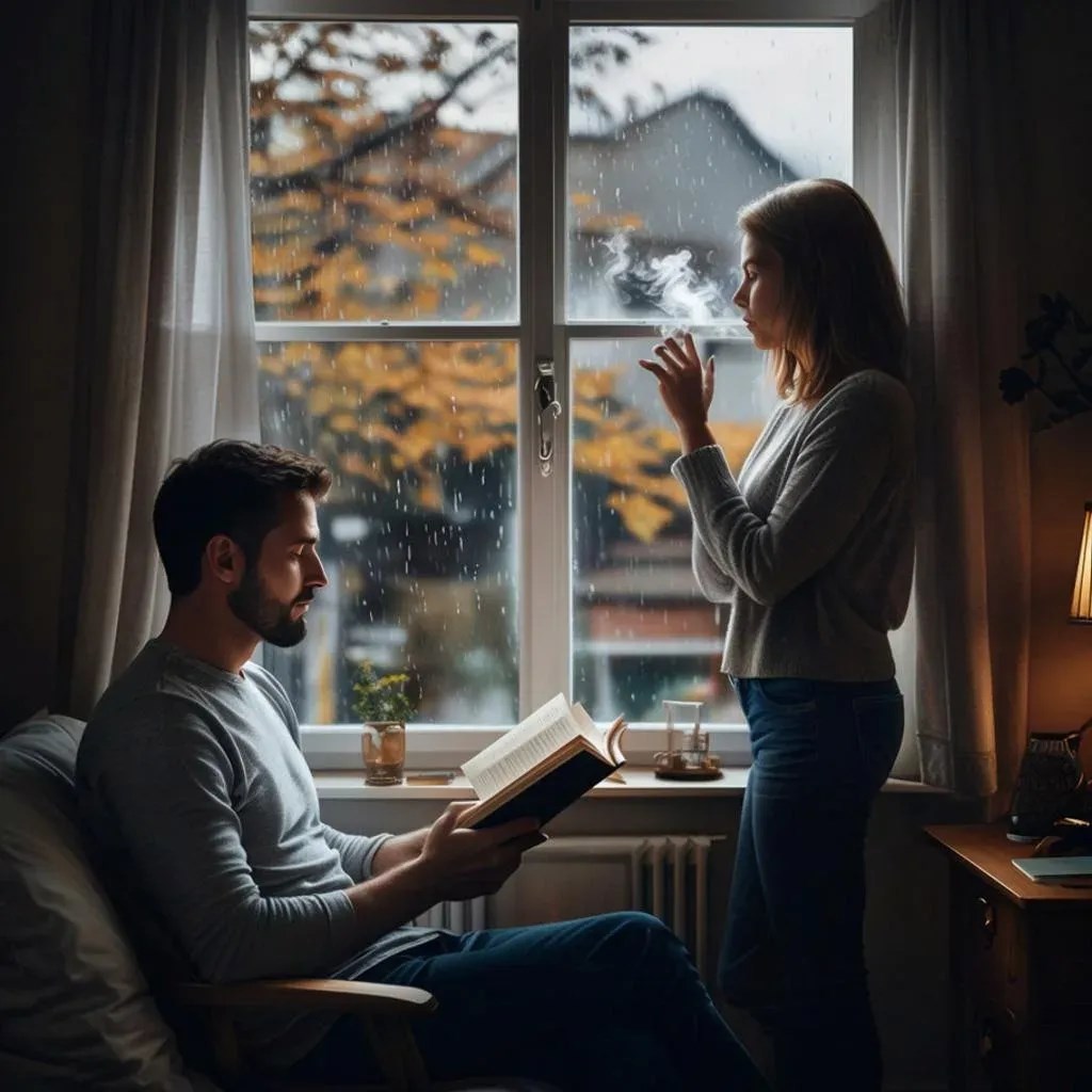 Обложка книги Осенний разговор двоих