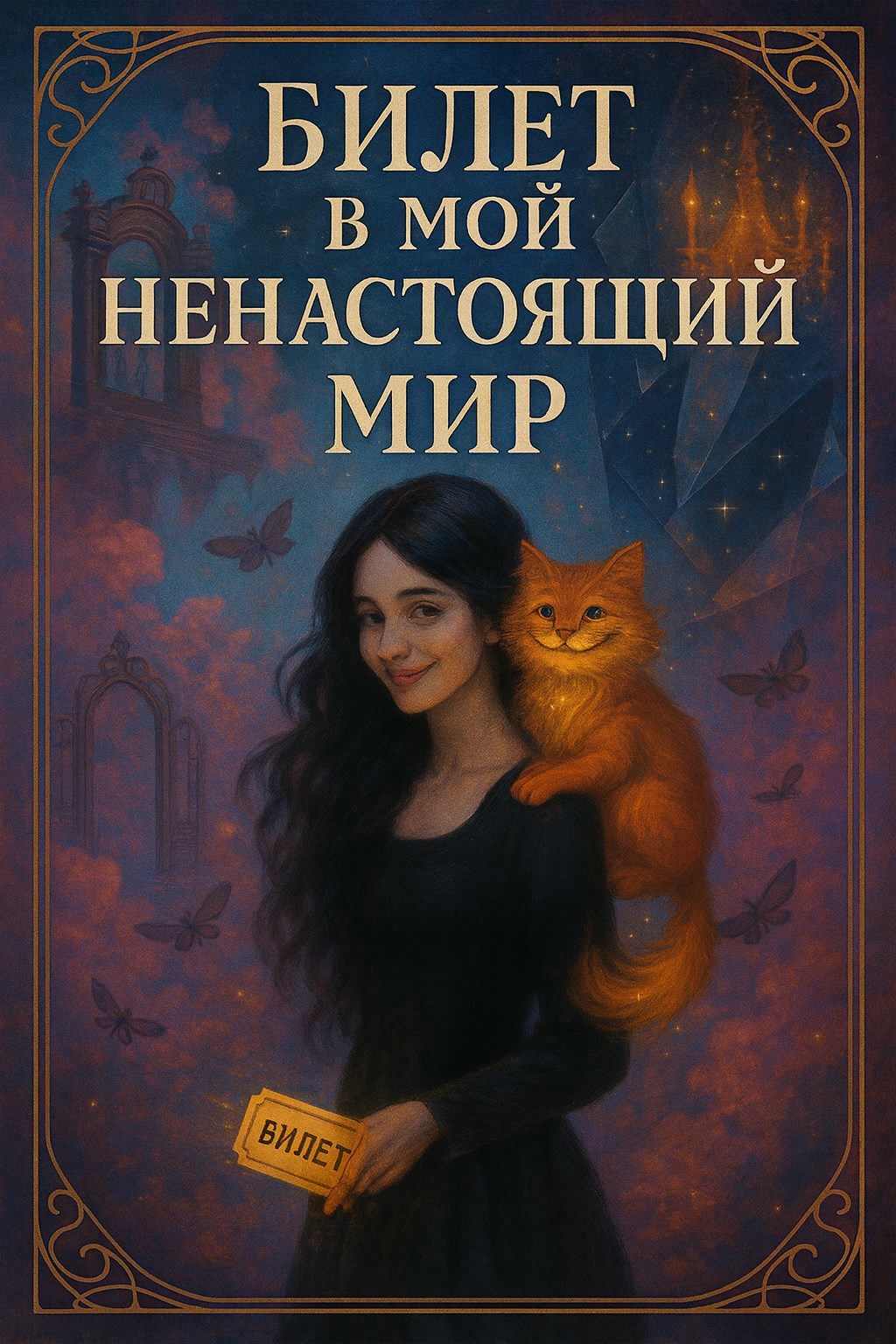 Обложка книги Билет в мой ненастоящий мир