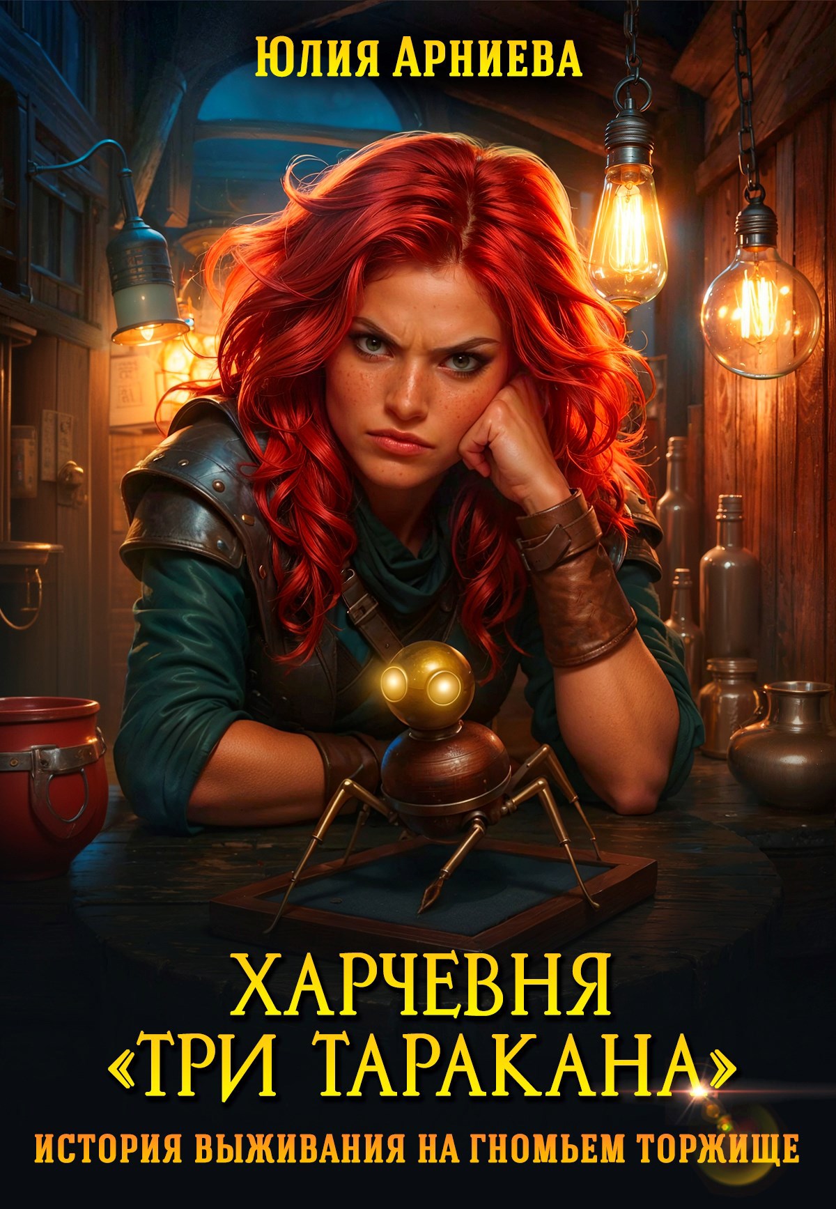 Обложка книги Харчевня "Три таракана" история выживания на гномьем торжище