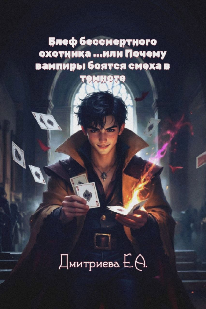 Обложка книги Блеф бессмертного охотника ...или Почему вампиры боятся смеха в темноте