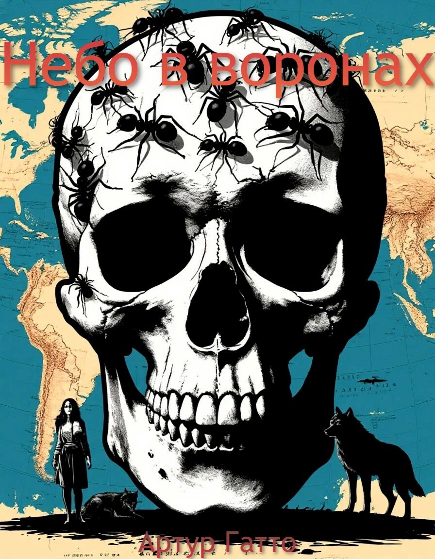 Обложка книги Небо в воронах