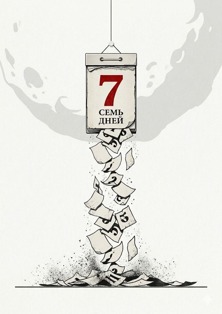 Обложка книги 7 дней до конца света, или как перестать бояться и начать жить