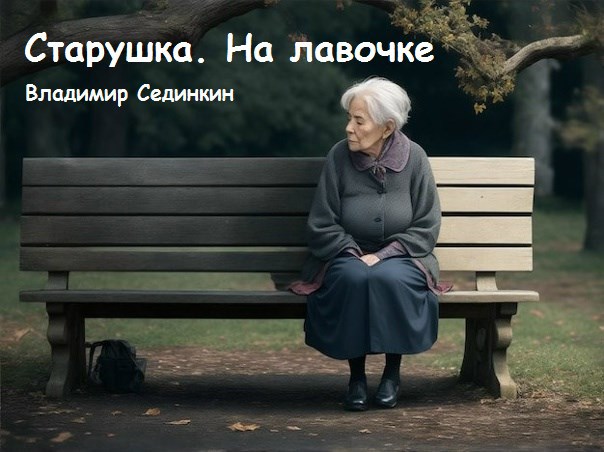Обложка книги Старушка. На лавочке