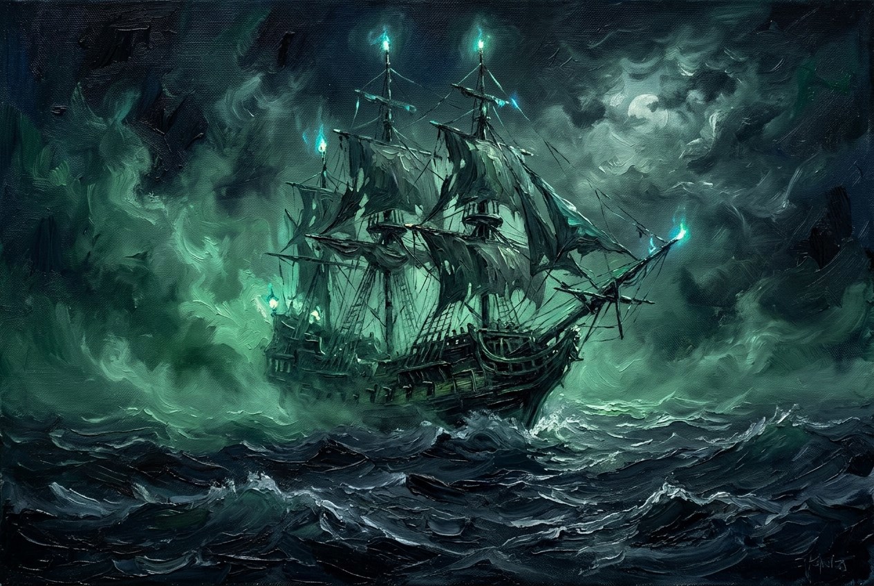 Обложка книги Проклятие морей (рабочее)