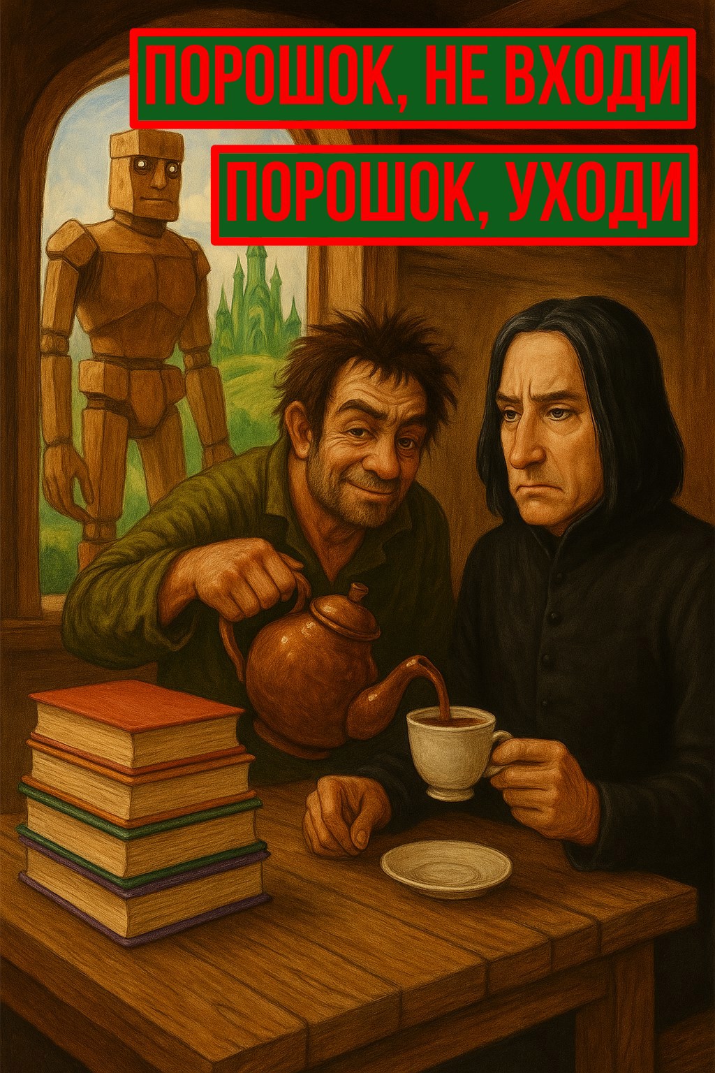 Обложка книги Порошок, не входи! Порошок, уходи!