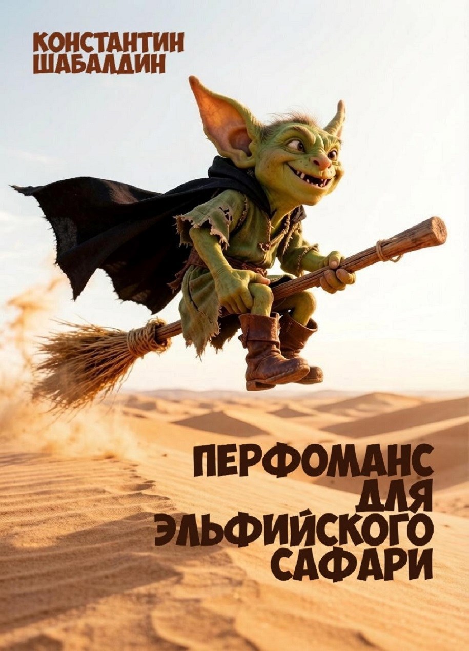 Обложка книги Перфоманс для эльфийского сафари
